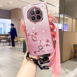 Kryt Realme 12 Pro / 12 Pro Plus Květiny A Sláma Kadem