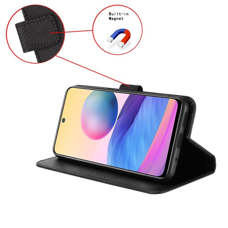 Kožený Kryt Huawei Pura 70 Tečkovaný Pásek