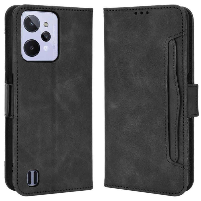 Kožené Pouzdro Na Realme C31 Držák Na Více Karet