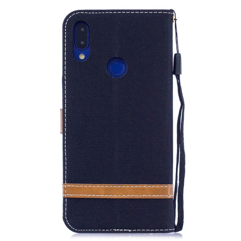 Flipové Pouzdro Na Xiaomi Redmi Note 7 Látkový Obal Držáku Karty