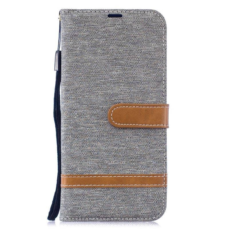 Flipové Pouzdro Na Xiaomi Redmi Note 7 Látkový Obal Držáku Karty