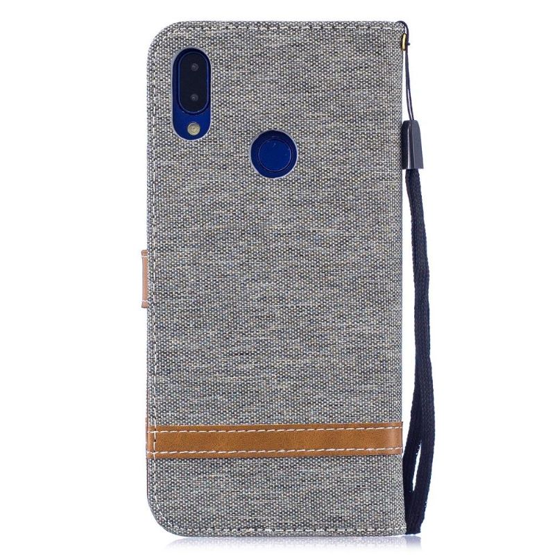 Flipové Pouzdro Na Xiaomi Redmi Note 7 Látkový Obal Držáku Karty