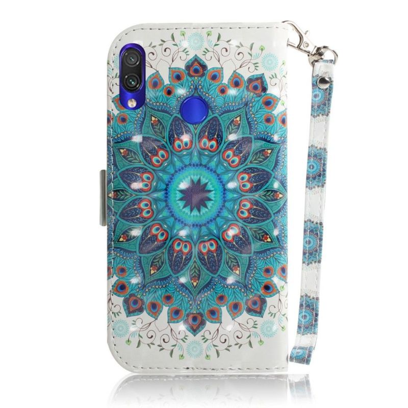 Kožené Pouzdro Folio Na Xiaomi Redmi Note 7 Barevná Mandala