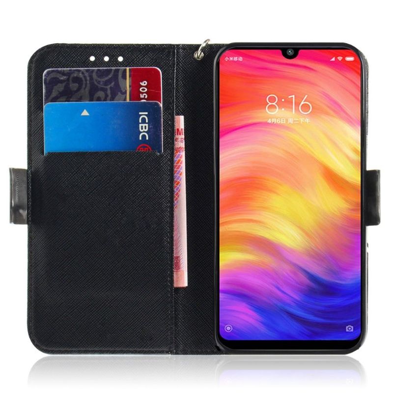 Kožené Pouzdro Folio Na Xiaomi Redmi Note 7 Barevná Mandala