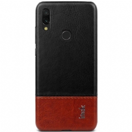 Kryt Na Xiaomi Redmi Note 7 Imak Bicolor Imitace Kůže - Černohnědá