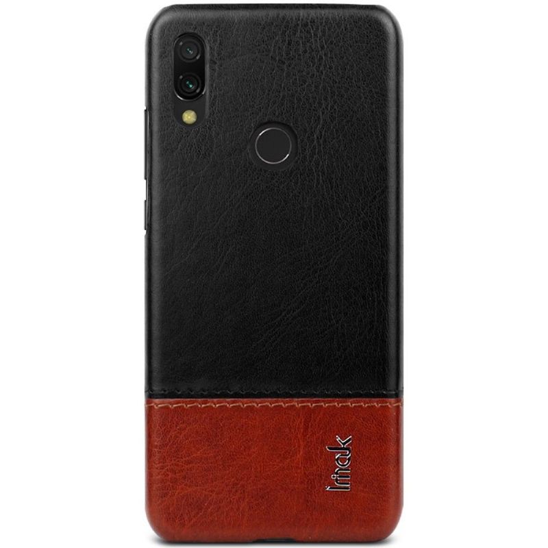 Kryt Na Xiaomi Redmi Note 7 Imak Bicolor Imitace Kůže - Černohnědá