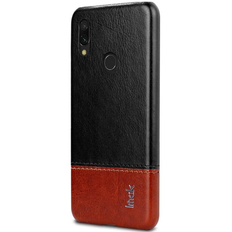 Kryt Na Xiaomi Redmi Note 7 Imak Bicolor Imitace Kůže - Černohnědá