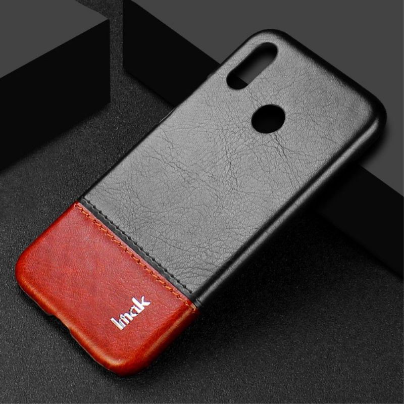 Kryt Na Xiaomi Redmi Note 7 Imak Bicolor Imitace Kůže - Černohnědá