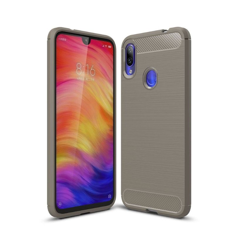 Kryt Na Xiaomi Redmi Note 7 Uhlíkový Kartáčovaný Gel