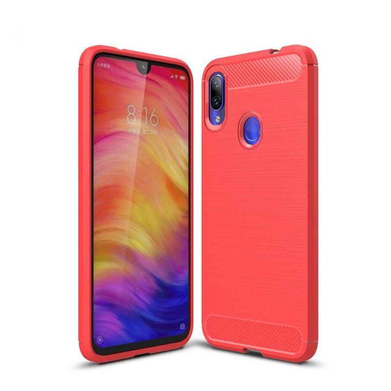 Kryt Na Xiaomi Redmi Note 7 Uhlíkový Kartáčovaný Gel