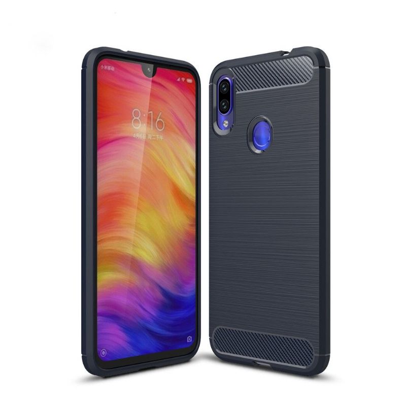 Kryt Na Xiaomi Redmi Note 7 Uhlíkový Kartáčovaný Gel