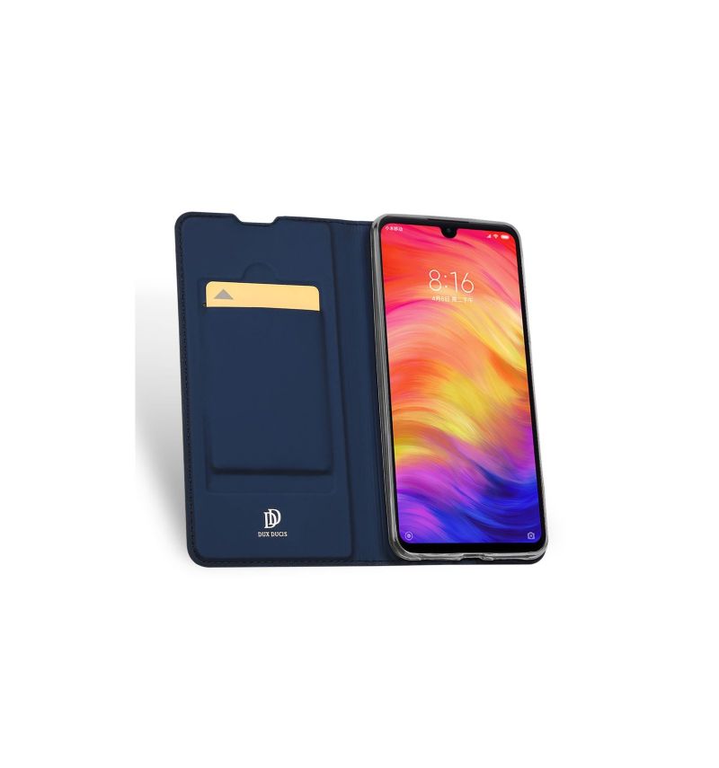 Pouzdra Na Xiaomi Redmi Note 7 Obchodní Imitace Kůže