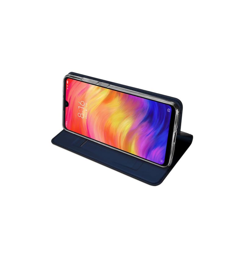 Pouzdra Na Xiaomi Redmi Note 7 Obchodní Imitace Kůže