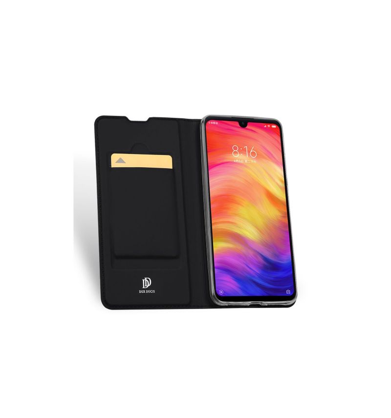 Pouzdra Na Xiaomi Redmi Note 7 Obchodní Imitace Kůže