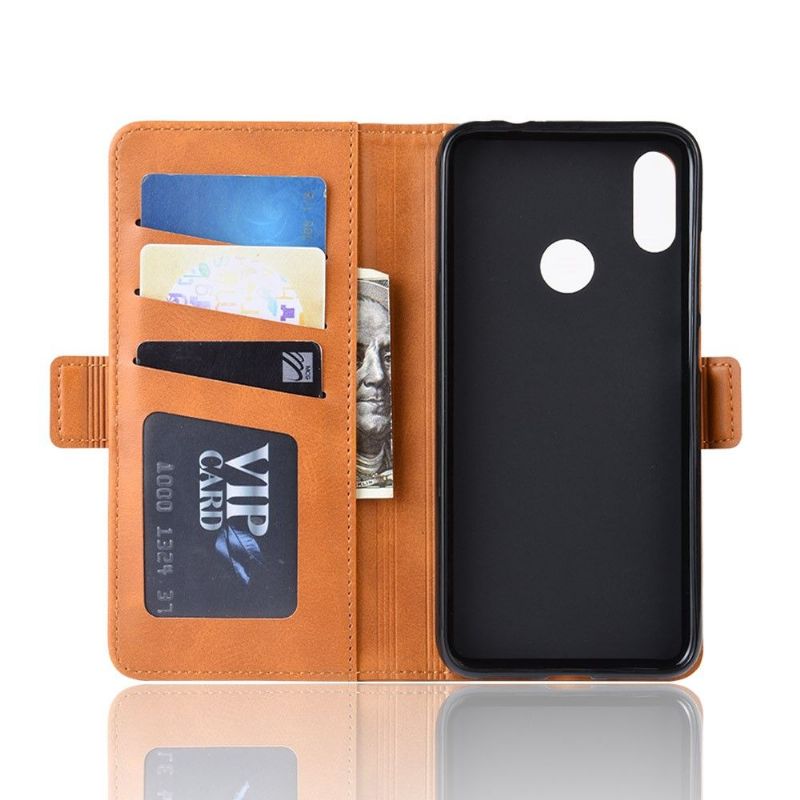 Pouzdra Na Xiaomi Redmi Note 7 Peněženkové Pouzdro Matný Kožený Kryt