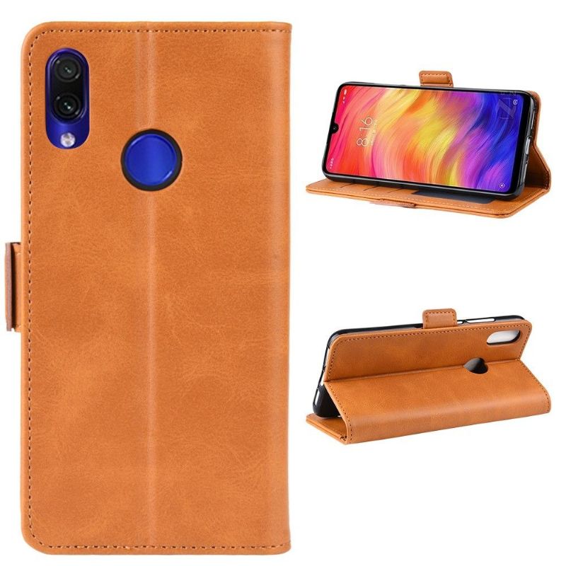Pouzdra Na Xiaomi Redmi Note 7 Peněženkové Pouzdro Matný Kožený Kryt