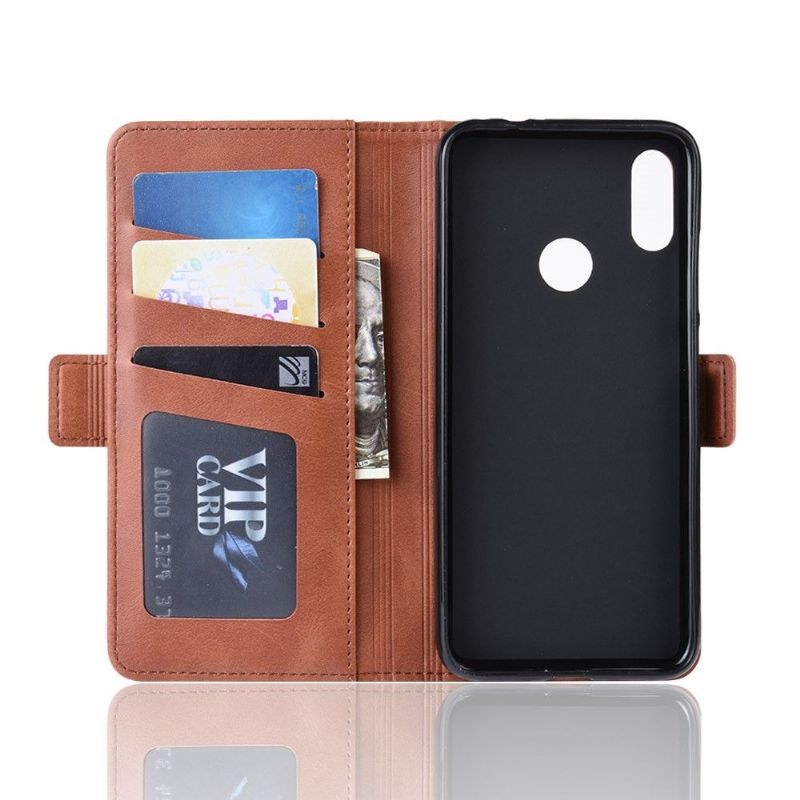 Pouzdra Na Xiaomi Redmi Note 7 Peněženkové Pouzdro Matný Kožený Kryt