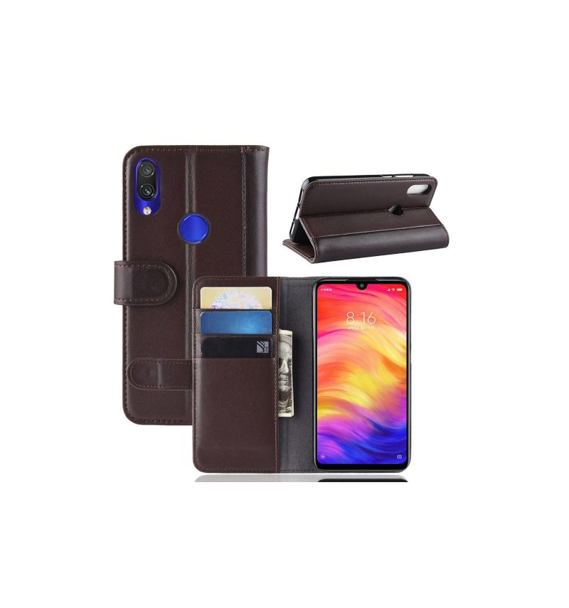 Pouzdra Na Xiaomi Redmi Note 7 Prémiový Kožený Držitel Karty