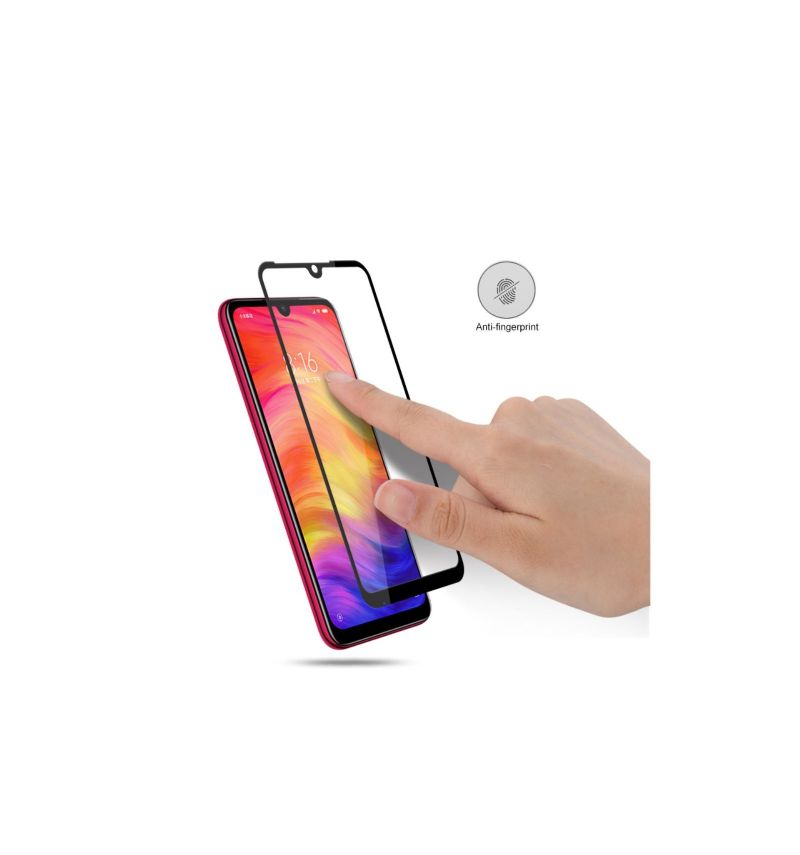 Xiaomi Redmi Note 7 – Ochranné Tvrzené Sklo V Plné Velikosti – Černá
