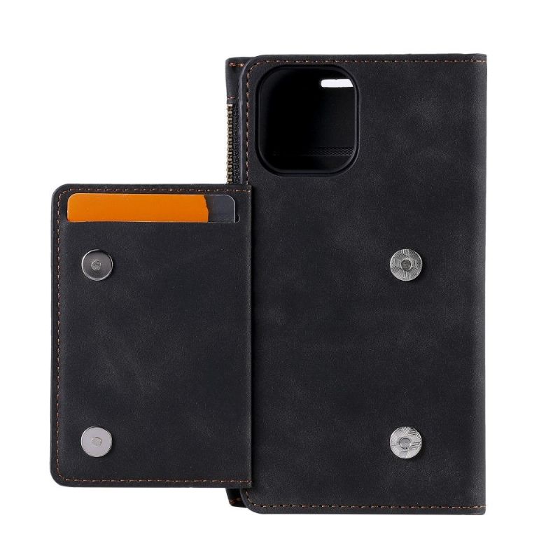 Flipové Pouzdro Na iPhone 11 Pro Max Peněženkové Pouzdro Booth Funkce