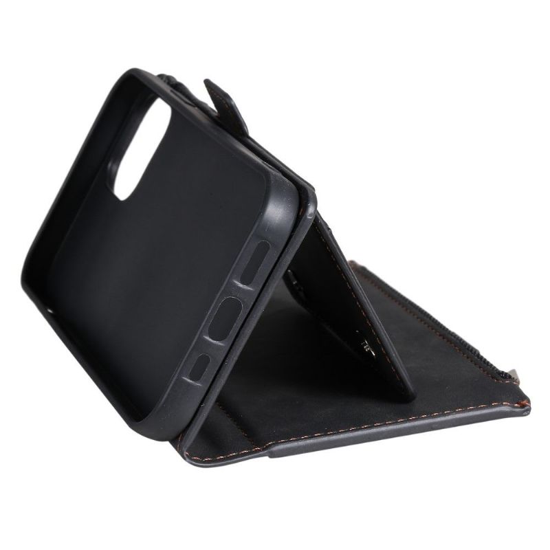 Flipové Pouzdro Na iPhone 11 Pro Max Peněženkové Pouzdro Booth Funkce