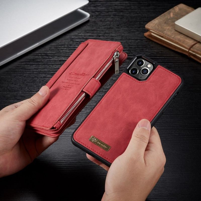 Kryt Flipové Pouzdro Na iPhone 11 Pro Max Peněženkové Pouzdro Odnímatelné Pouzdro