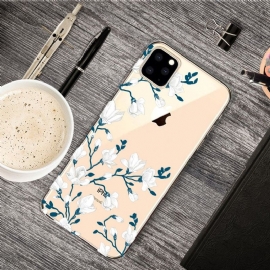 Kryt Na iPhone 11 Pro Max Bílé Květy