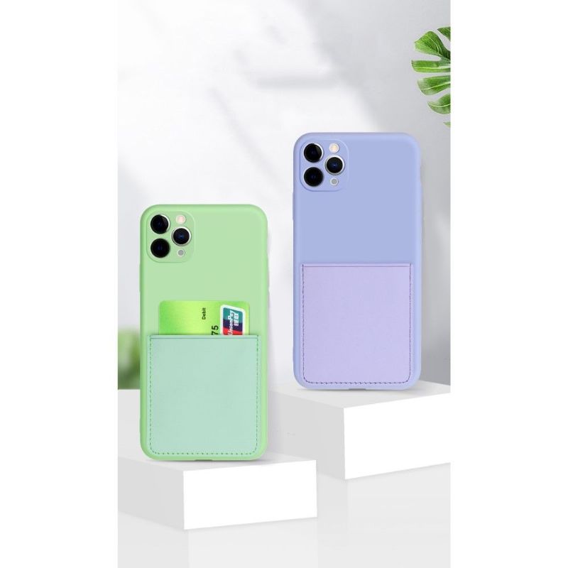 Kryt Na iPhone 11 Pro Max Držák Silikonové Karty Mia