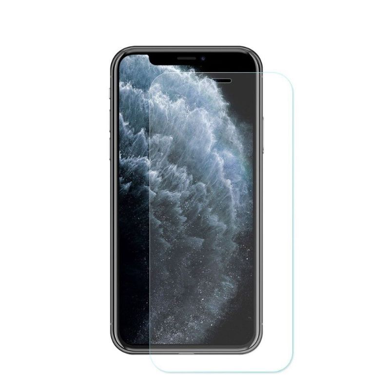 Kryt Na iPhone 11 Pro Max Efekt Plátna + Film Z Tvrzeného Skla