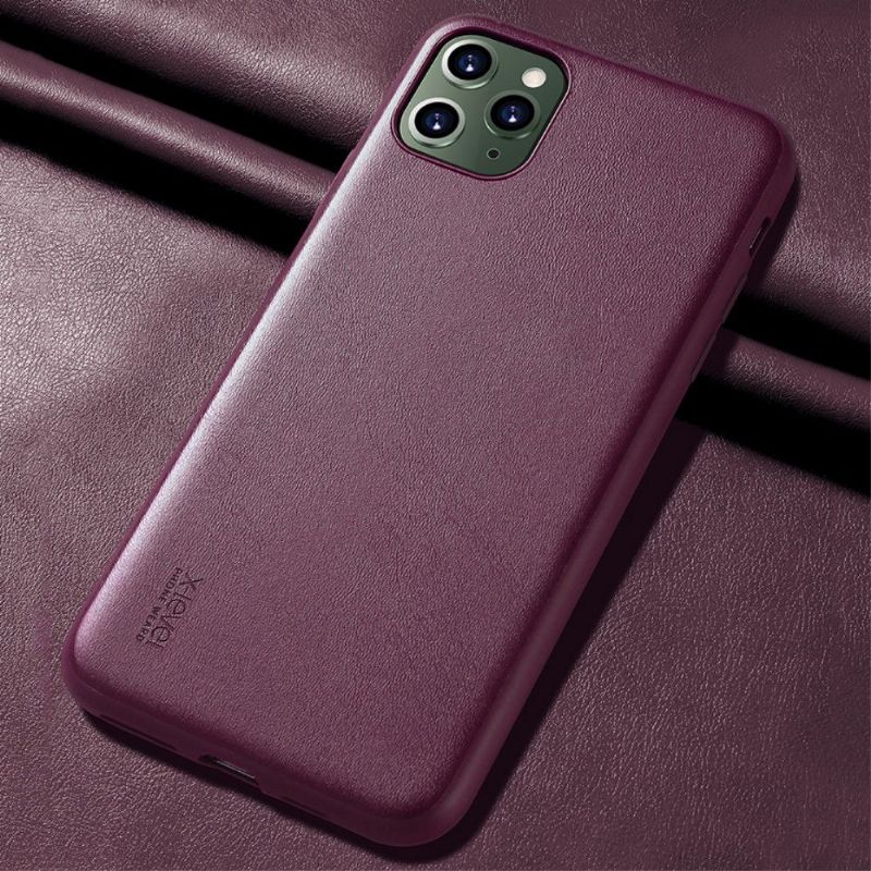 Kryt Na iPhone 11 Pro Max Imitace Kůže Úrovně X