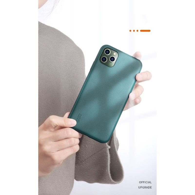 Kryt Na iPhone 11 Pro Max Imitace Kůže Úrovně X