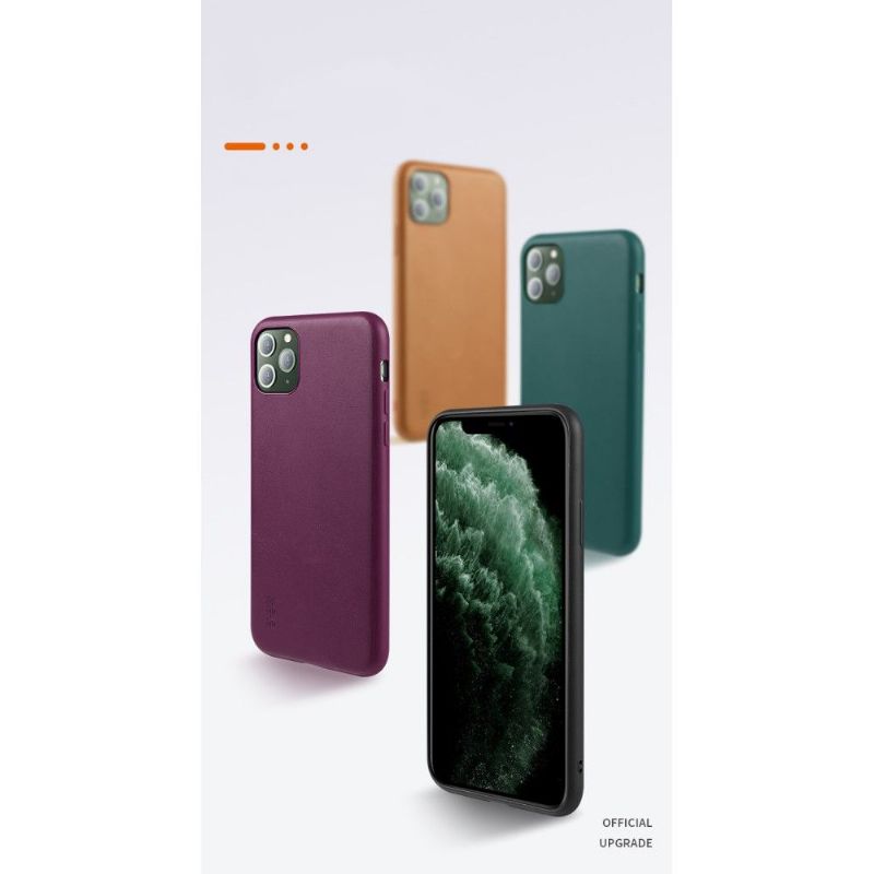 Kryt Na iPhone 11 Pro Max Imitace Kůže Úrovně X