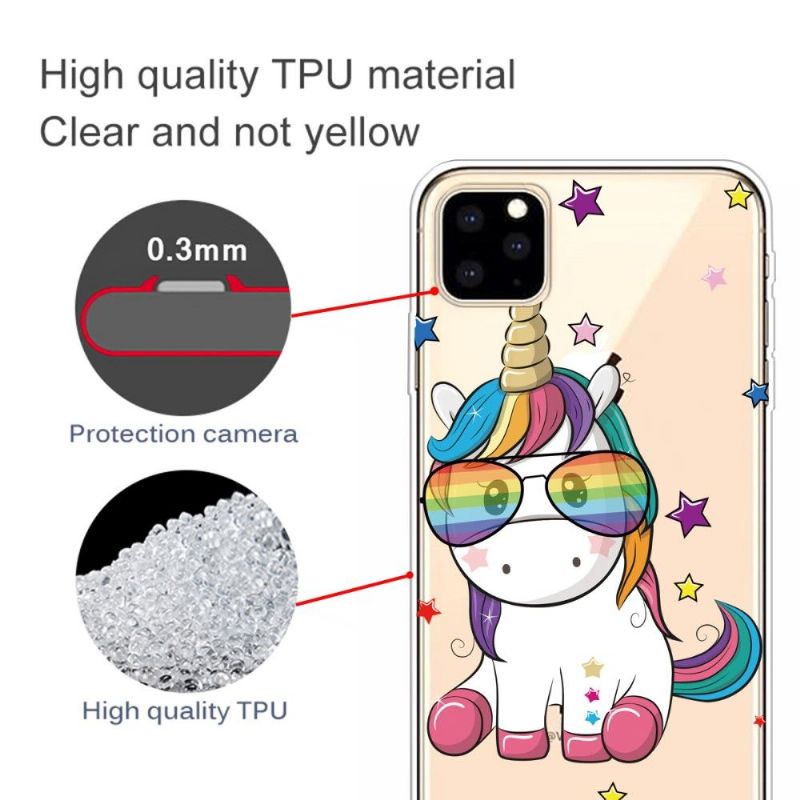 Kryt Na iPhone 11 Pro Max Jednorožec S Brýlemi