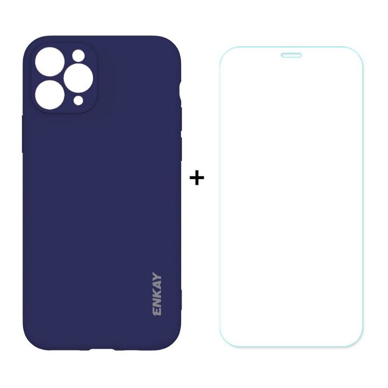 Kryt Na iPhone 11 Pro Max + Ochranná Fólie Z Tvrzeného Skla