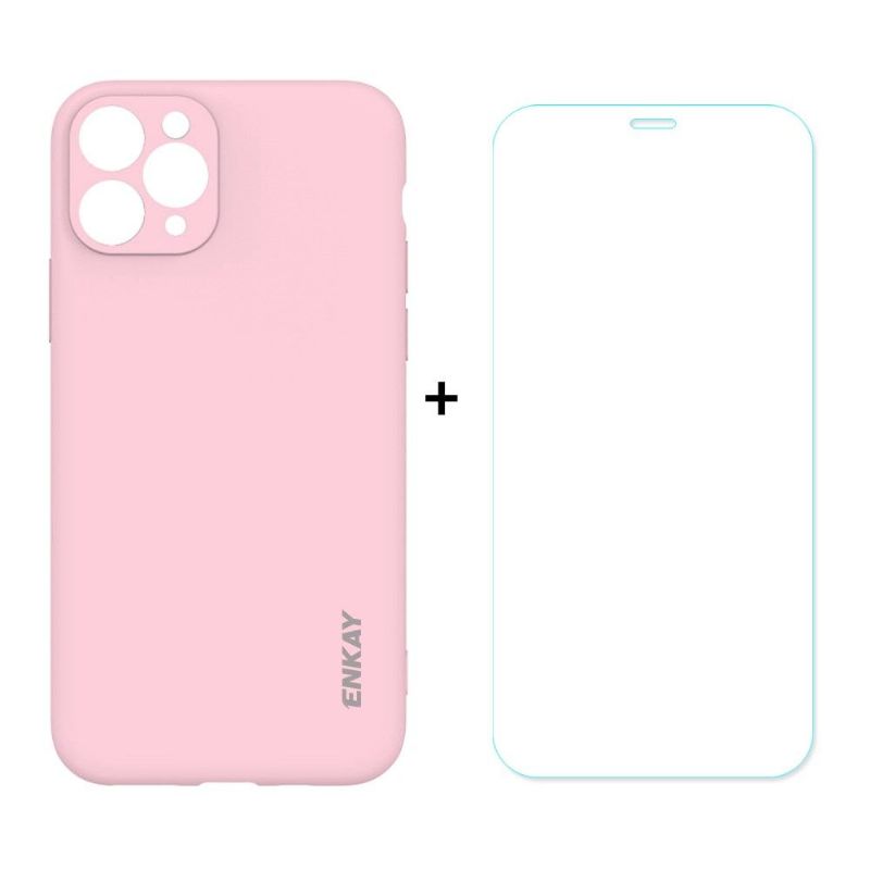 Kryt Na iPhone 11 Pro Max + Ochranná Fólie Z Tvrzeného Skla