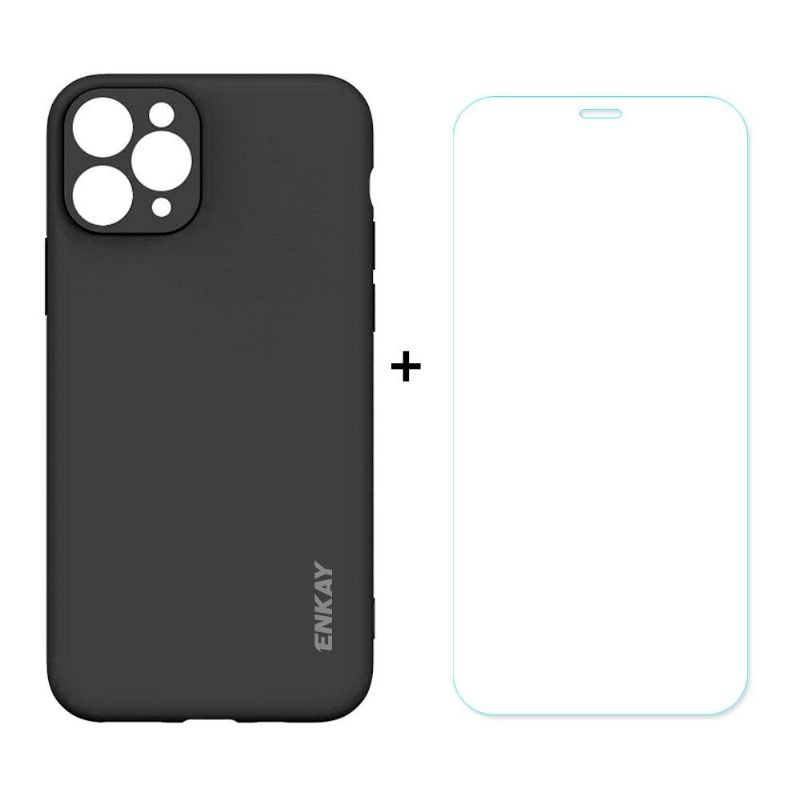 Kryt Na iPhone 11 Pro Max + Ochranná Fólie Z Tvrzeného Skla