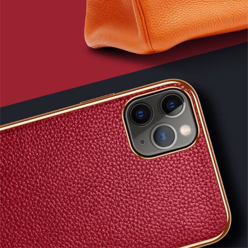Kryty Na Mobil Na iPhone 11 Pro Max Efekt Zrnité Kůže Sulada