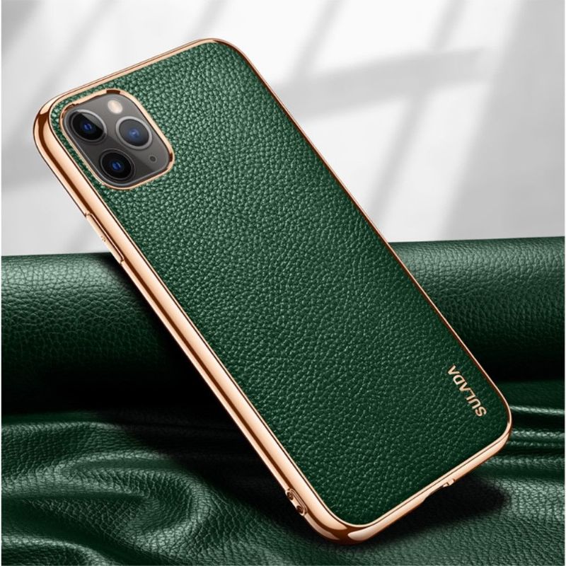 Kryty Na Mobil Na iPhone 11 Pro Max Efekt Zrnité Kůže Sulada