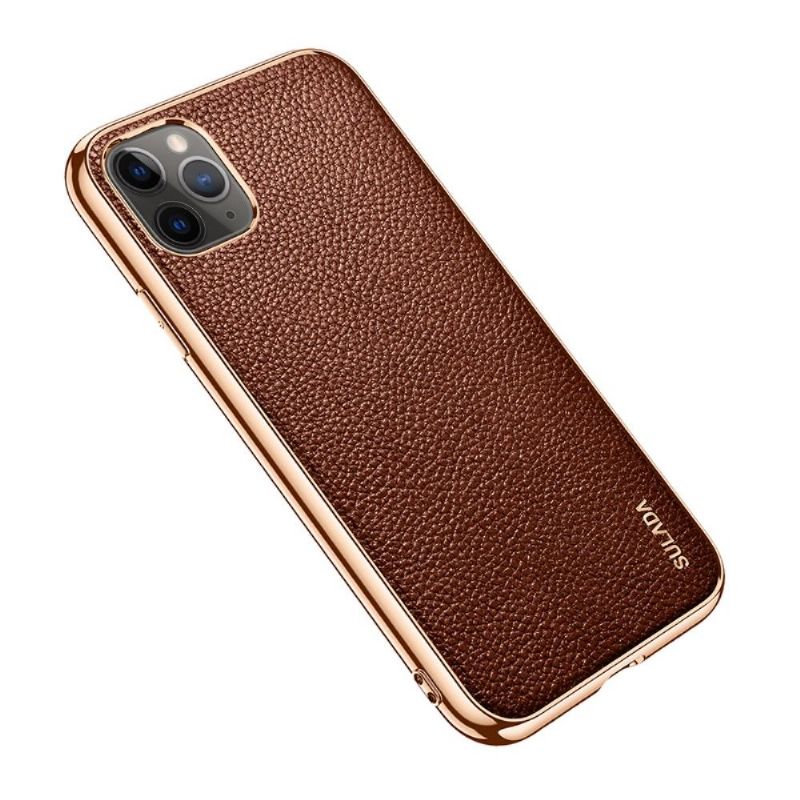 Kryty Na Mobil Na iPhone 11 Pro Max Efekt Zrnité Kůže Sulada