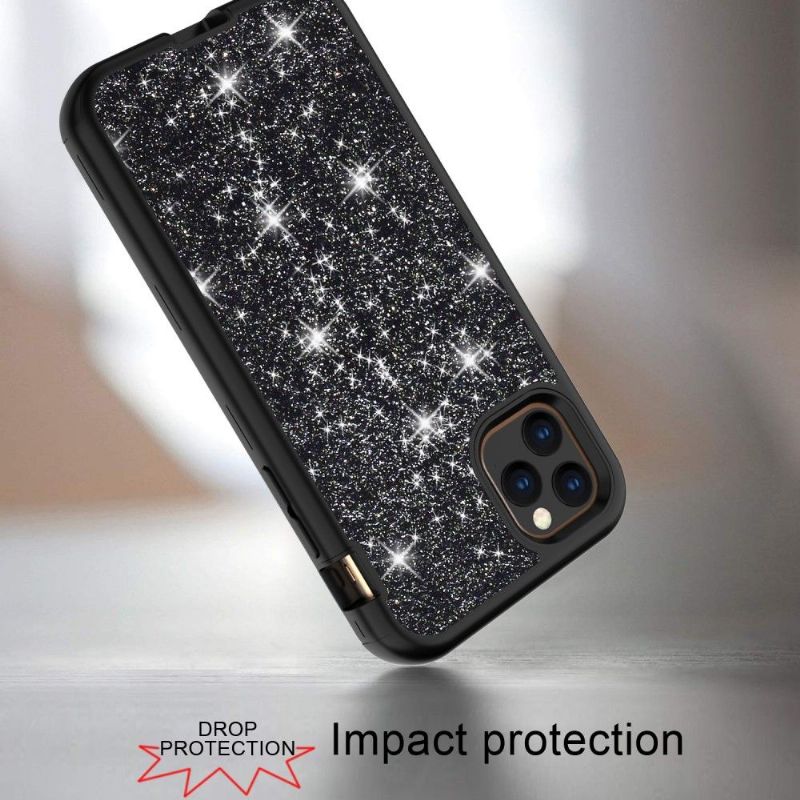 Kryty Na Mobil Na iPhone 11 Pro Max Glitter Shockproof Hybrid
