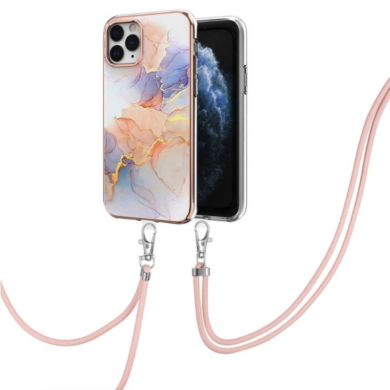 Kryty Na Mobil Na iPhone 11 Pro Max Na Lana Barevný Mramor