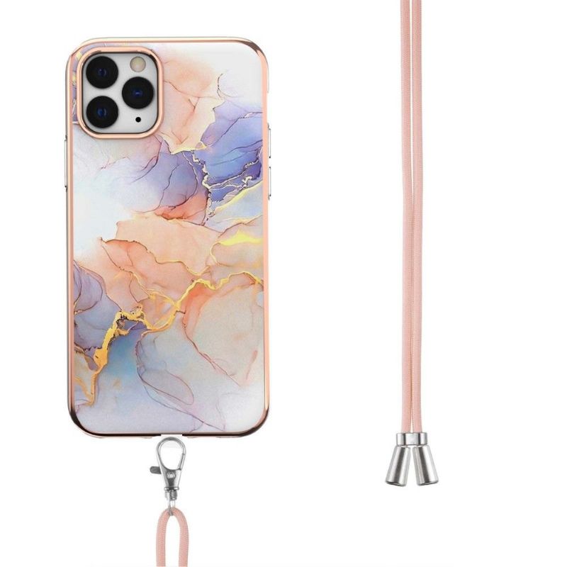 Kryty Na Mobil Na iPhone 11 Pro Max Na Lana Barevný Mramor