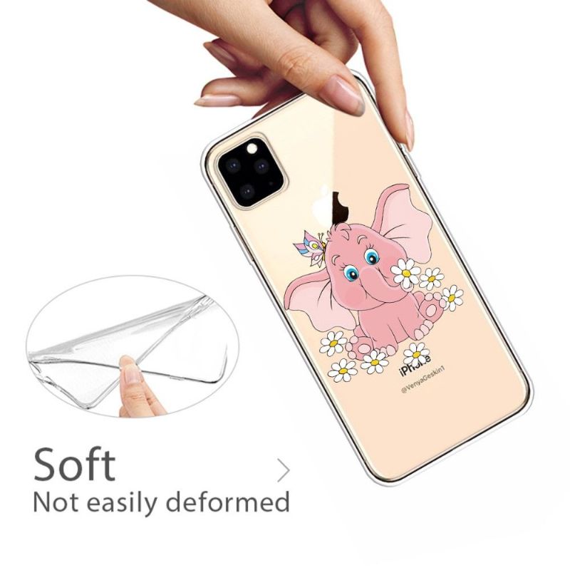 Kryty Na Mobil Na iPhone 11 Pro Max Sloní Květiny