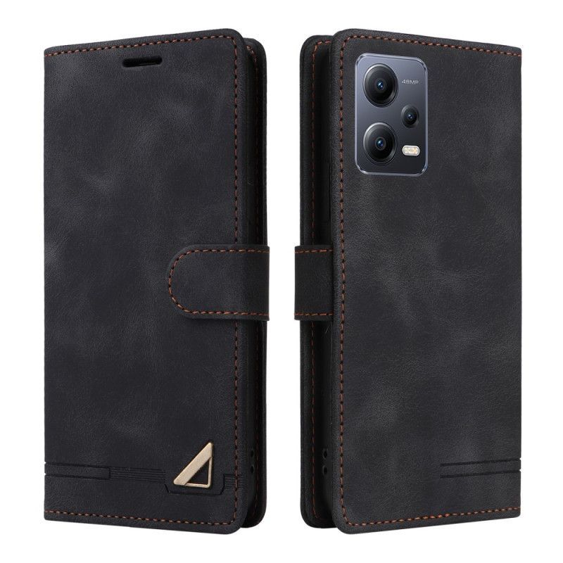 Flipové Pouzdro Na Xiaomi Redmi Note 12 5G Kožený Styling