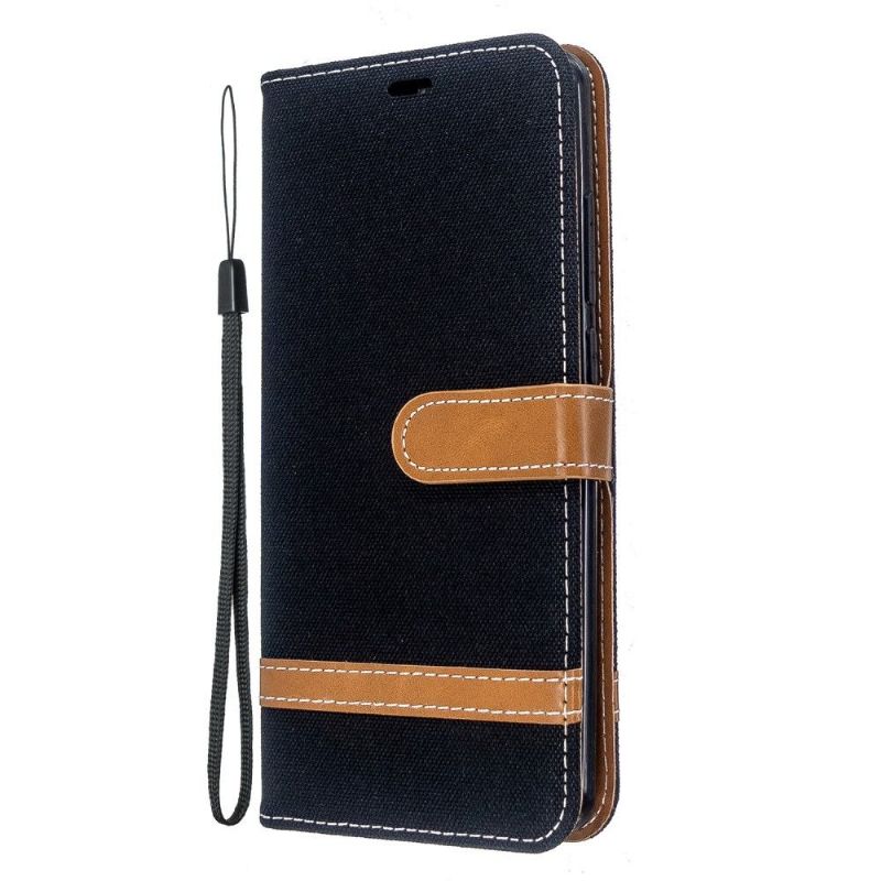 Flipové Pouzdro Na Xiaomi Redmi Note 8 Látkový Obal Držáku Karty