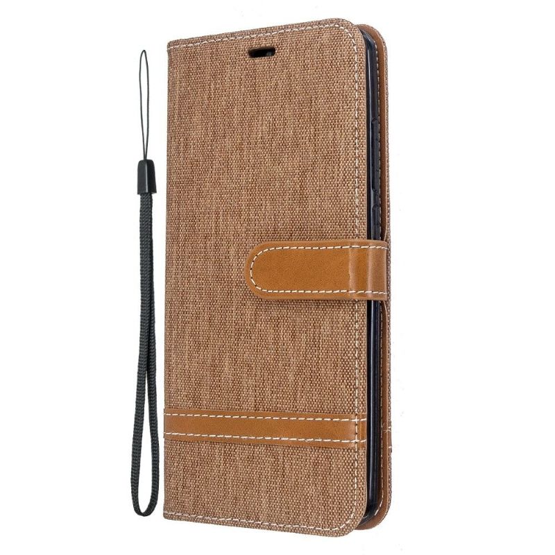 Flipové Pouzdro Na Xiaomi Redmi Note 8 Látkový Obal Držáku Karty