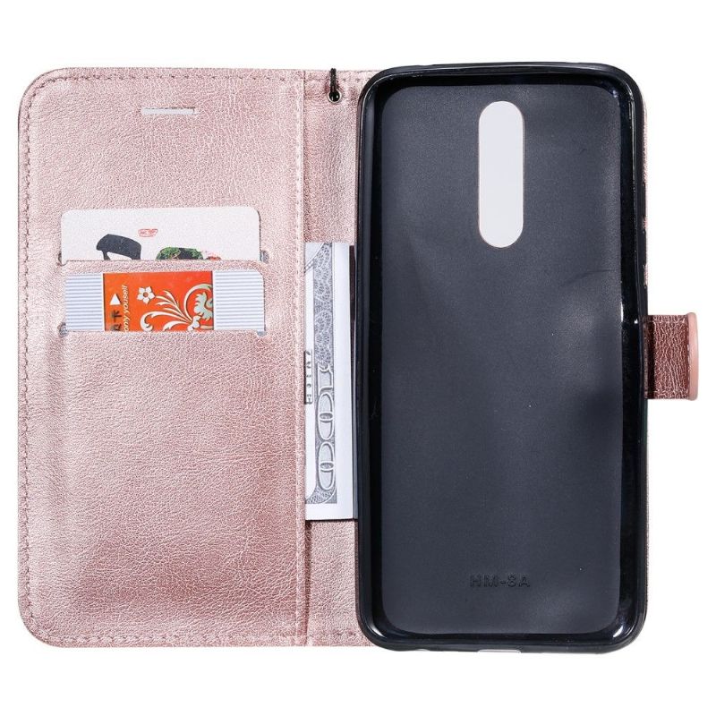 Flipové Pouzdro Na Xiaomi Redmi Note 8 Sylvette Umělá Kůže S Páskem