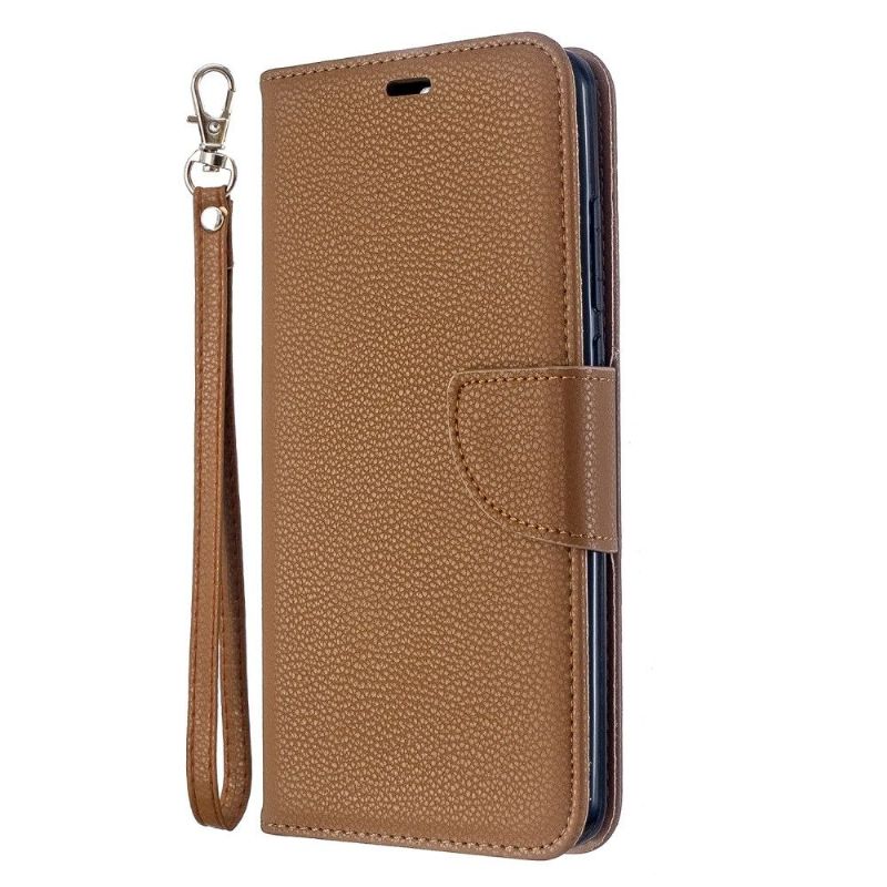 Kožené Pouzdro Folio Na Xiaomi Redmi Note 8 Flipové Pouzdro Folio S Efektem Zrnité Kůže