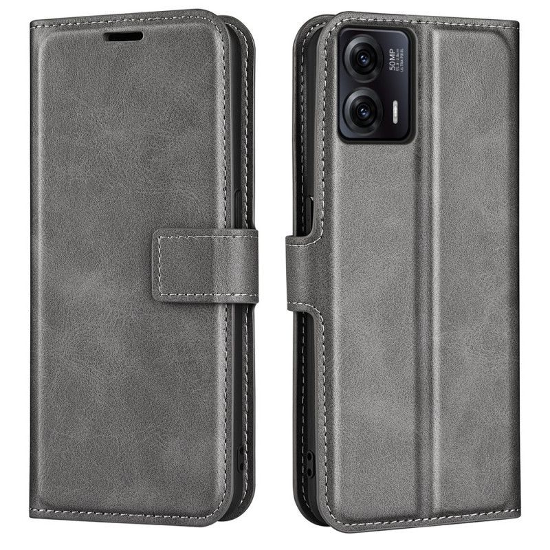 Kožené Pouzdro Na Moto G73 5G Kožený Efekt