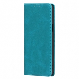 Kožené Pouzdro Folio Huawei Nova 11 Pro Semišový Efekt